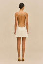 MELBA KNIT DRESS - OFF WHITE