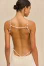 MELBA KNIT DRESS - OFF WHITE