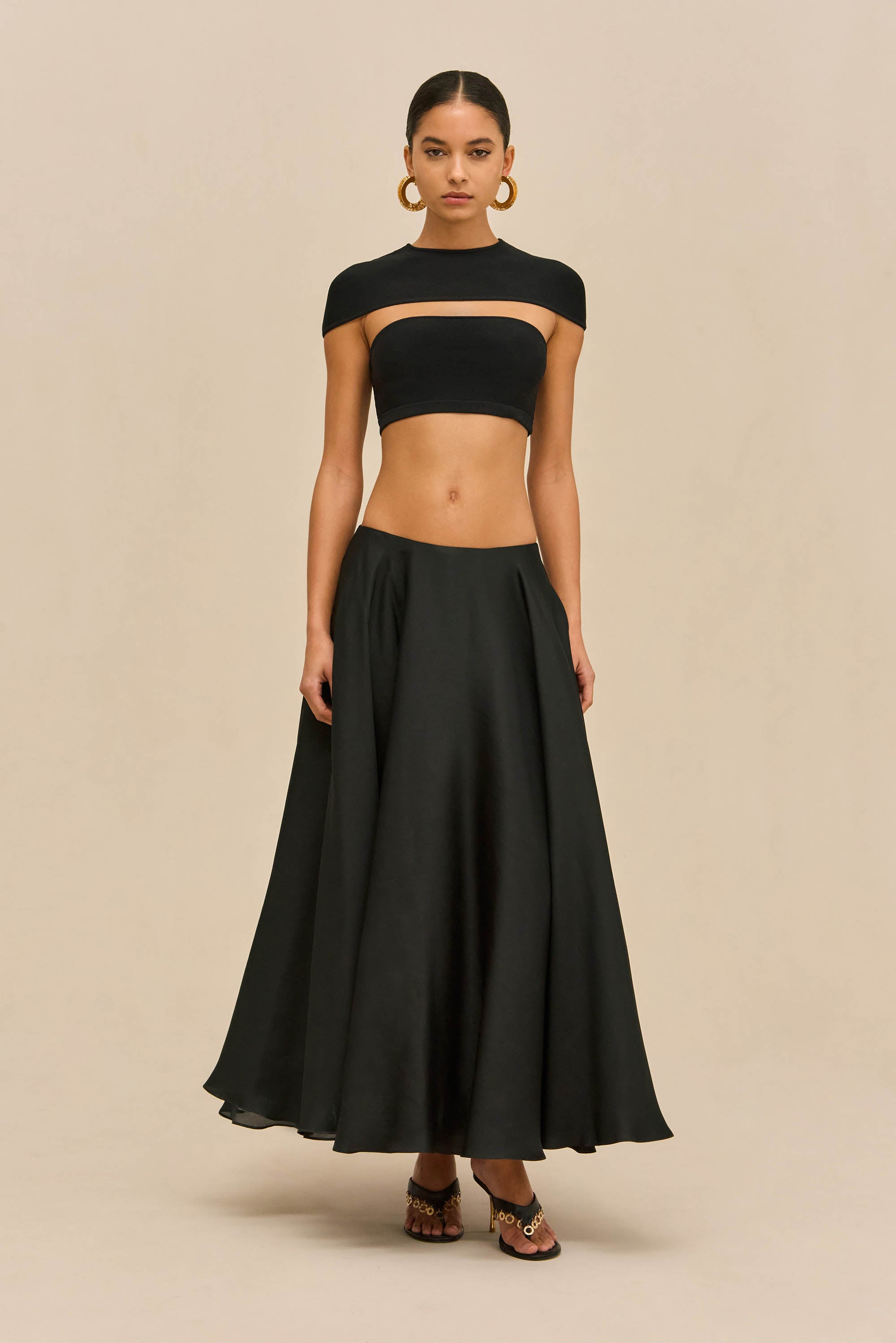 CYRENE SKIRT - BLACK