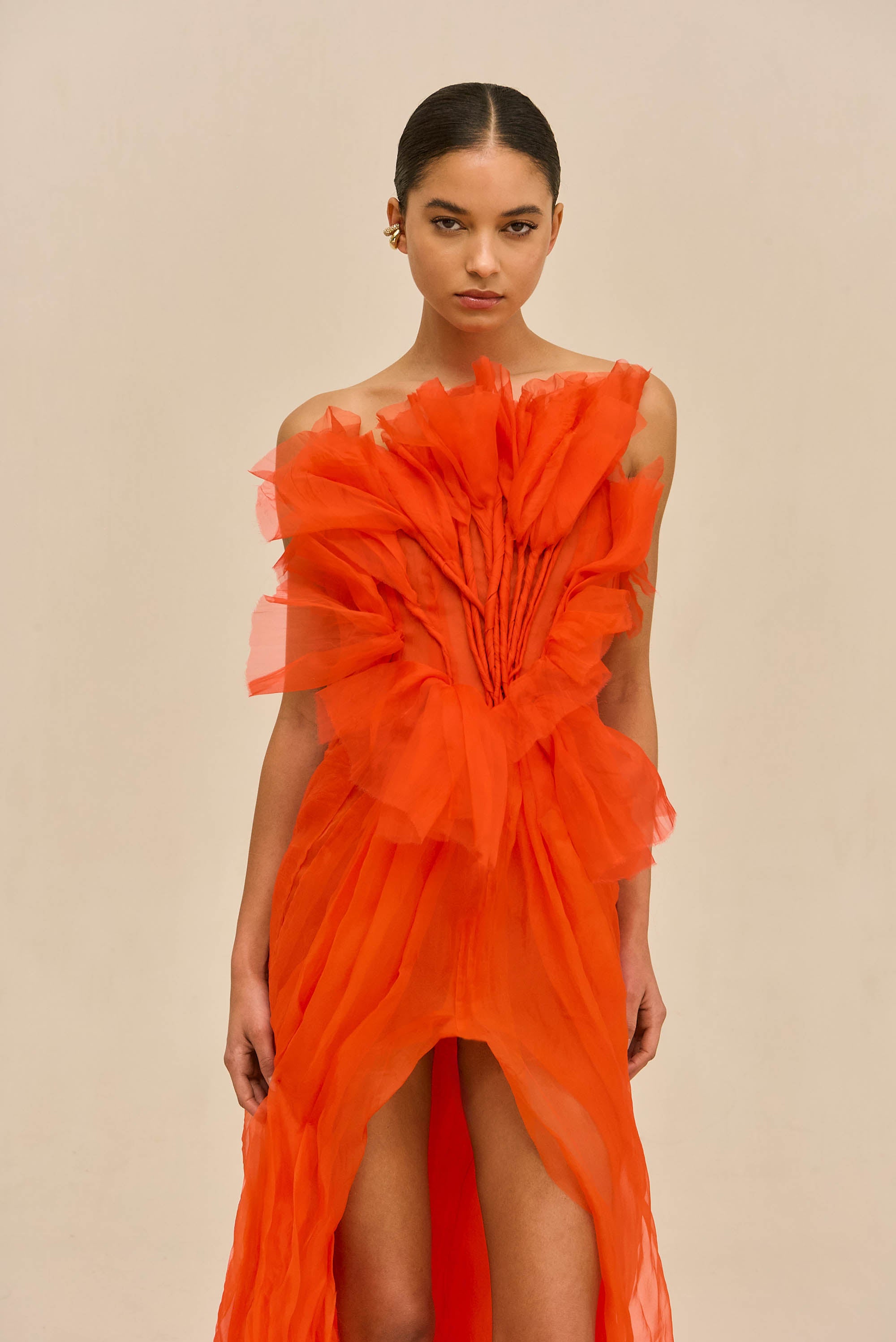 SUZETTE GOWN - TANGELO