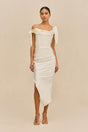 ITHACA DRESS - OFF WHITE