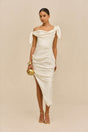 ITHACA DRESS - OFF WHITE