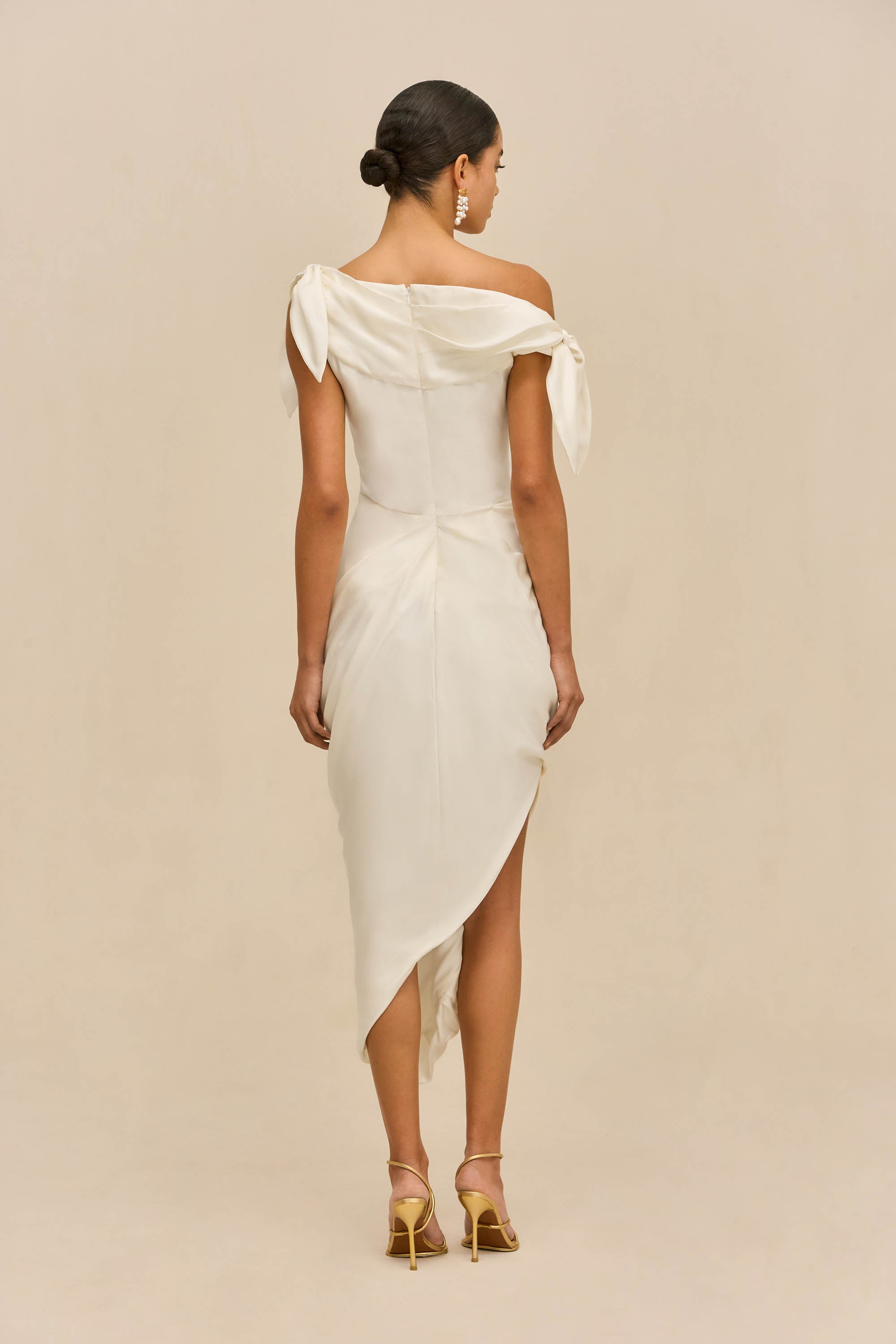 ITHACA DRESS - OFF WHITE
