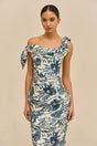 ITHACA DRESS - ETCHED FLORAL