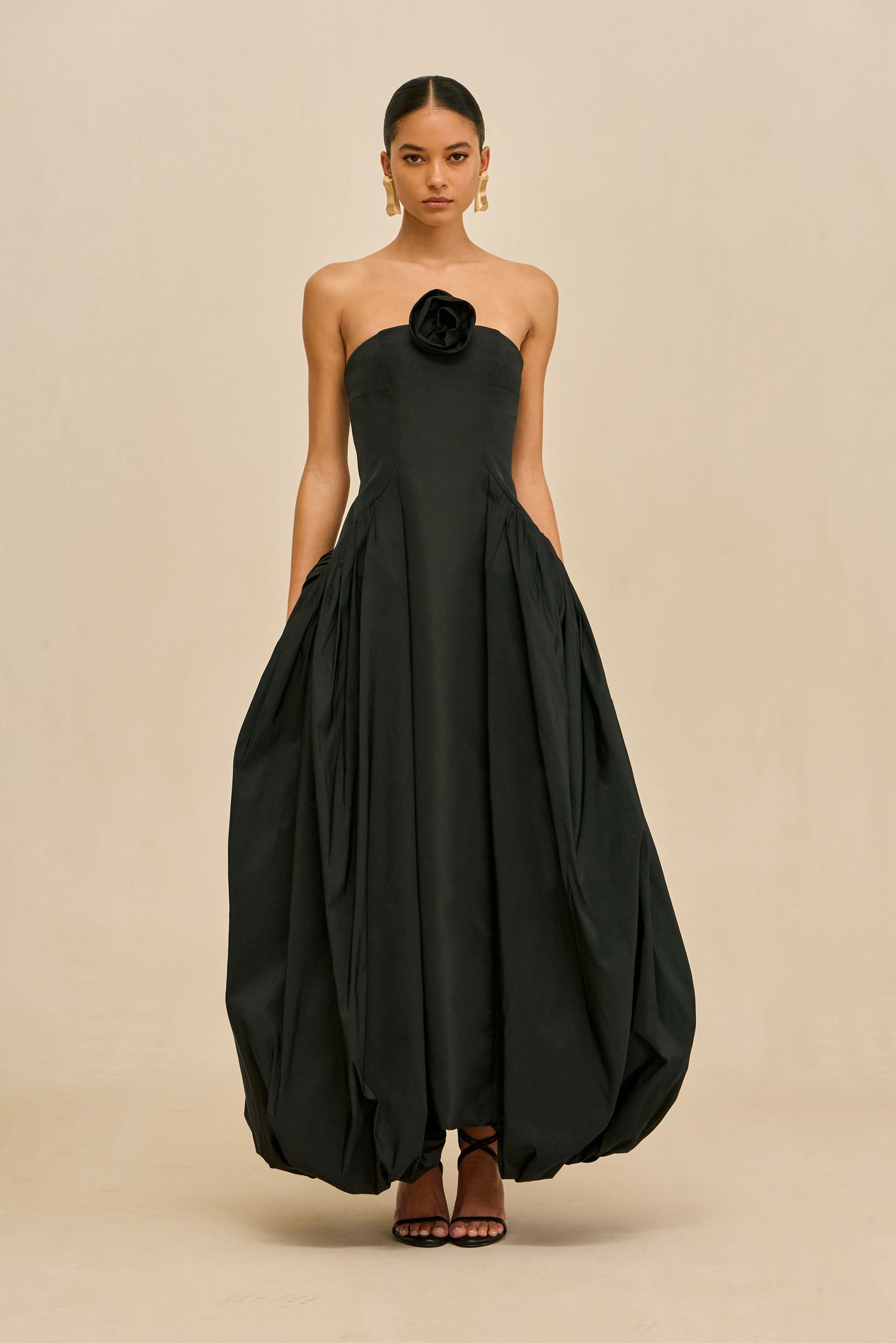 kaleigh off shoulder dress Kalea Dress - Black