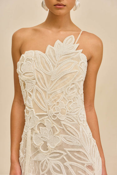 KIRAN GOWN - OFF WHITE | KIRAN GOWN - OFF WHITE | Secondary image