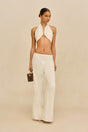 KORA PANT - OFF WHITE LINEN