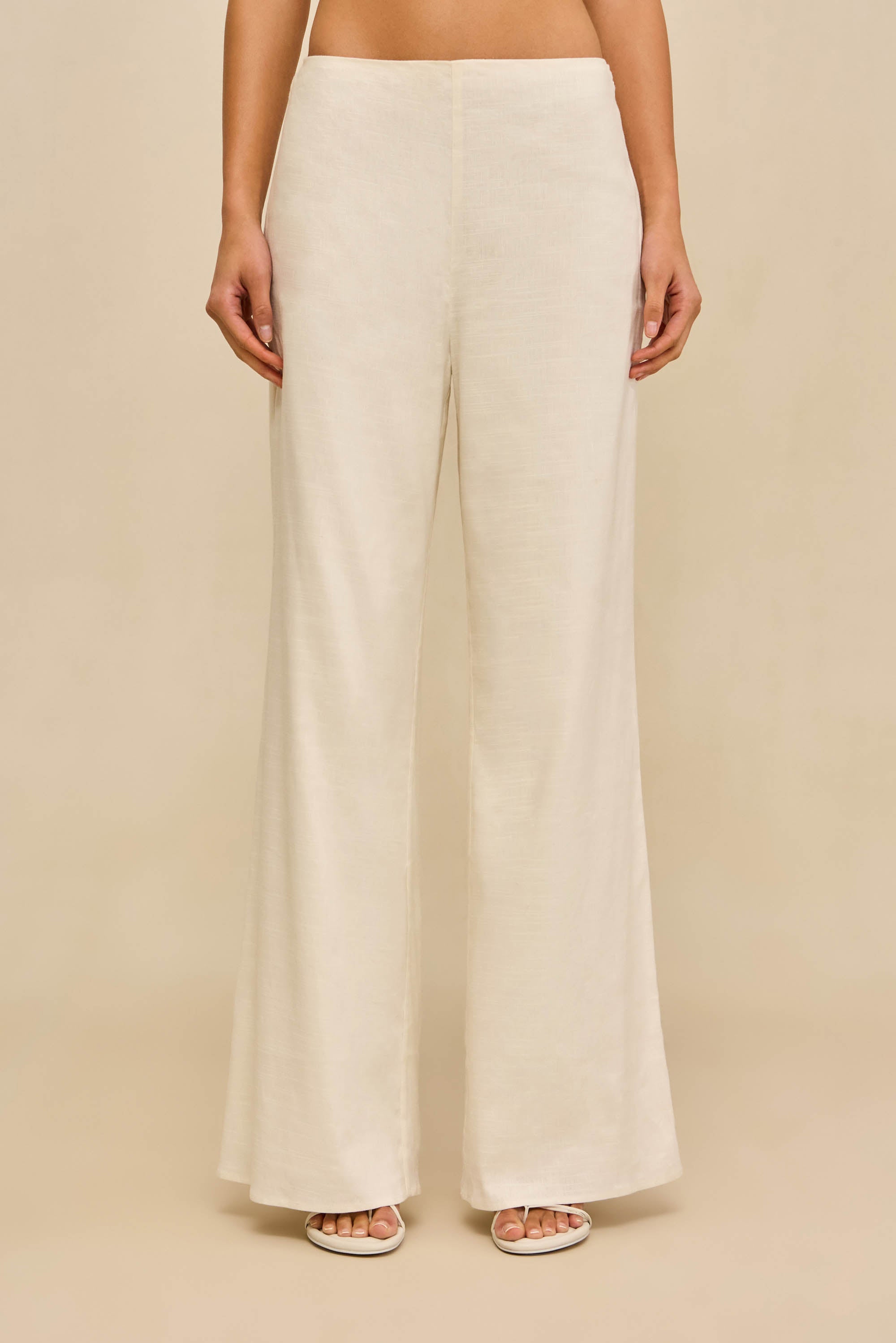KORA PANT - OFF WHITE LINEN