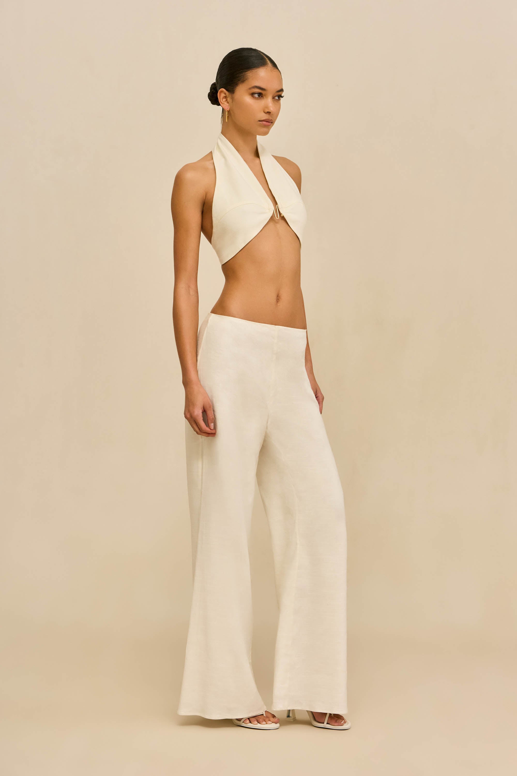 KORA PANT - OFF WHITE LINEN