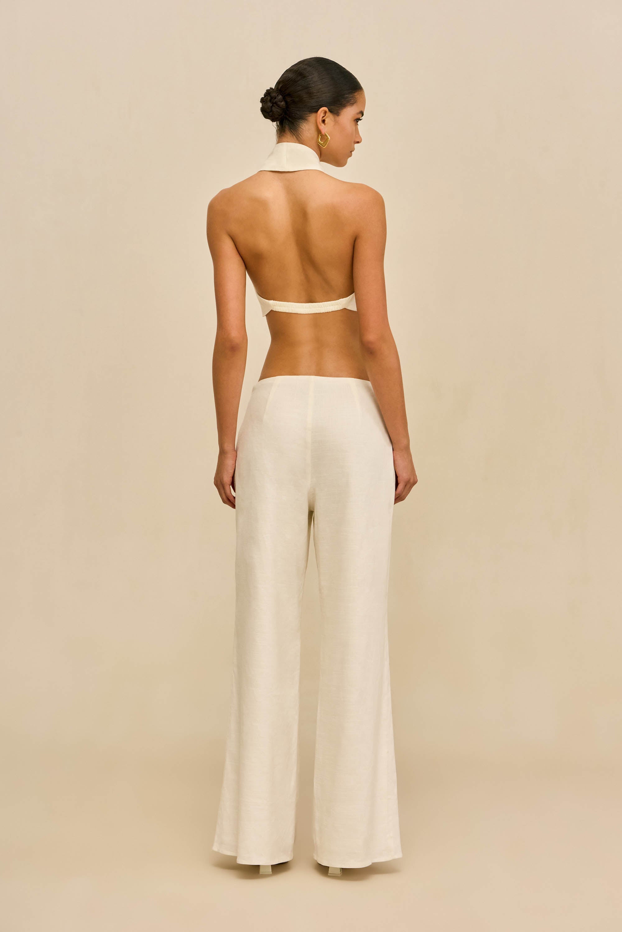 KORA PANT - OFF WHITE LINEN