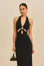 VINNA KNIT DRESS - BLACK