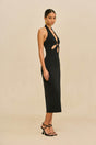 VINNA KNIT DRESS - BLACK