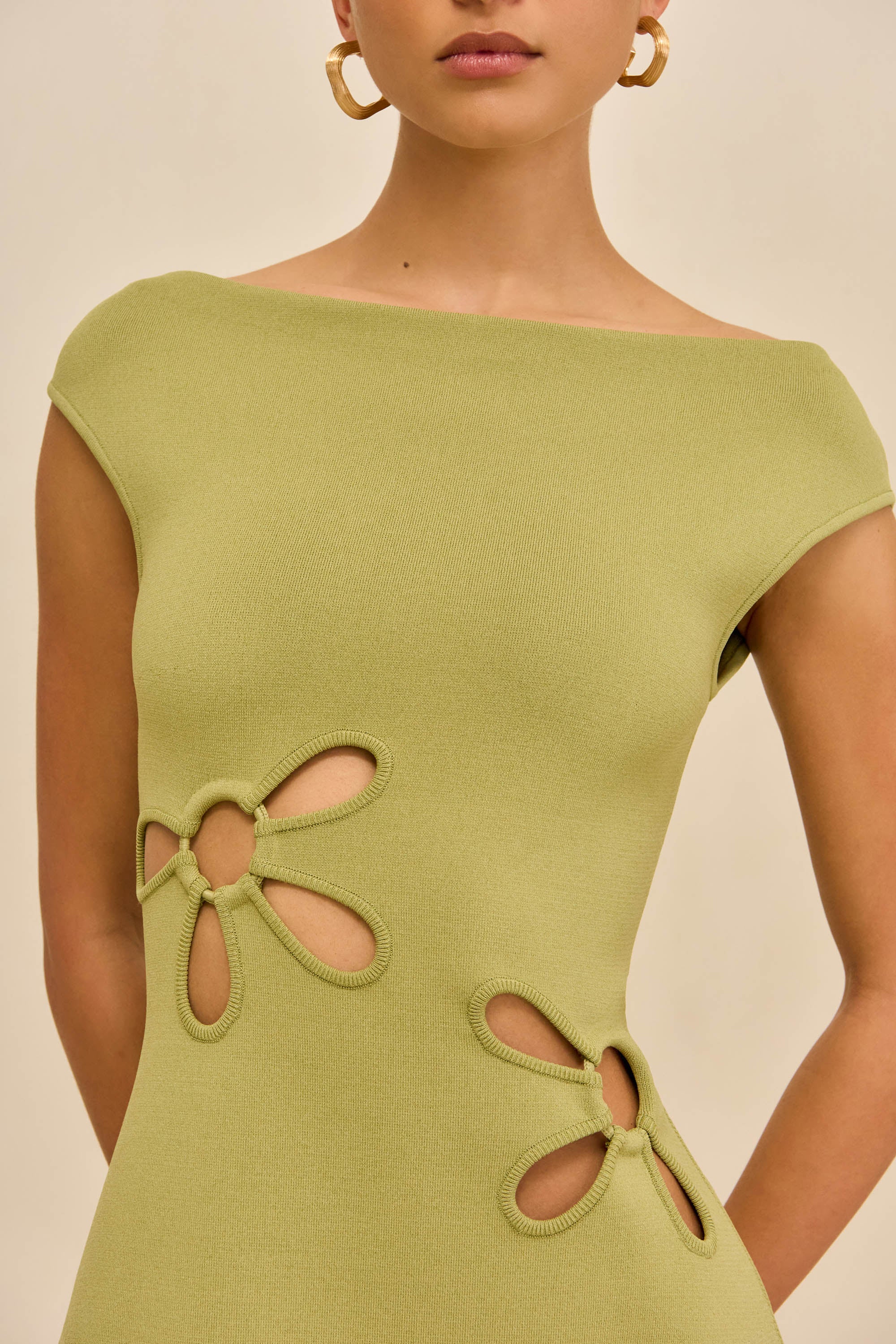 cult gaia jorden knit dress Cult Gaia Jorden Knit Dress by Cult Gaia