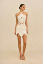 FLOREANA KNIT DRESS - OFF WHITE