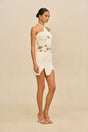 FLOREANA KNIT DRESS - OFF WHITE