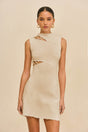 DIMETRIA KNIT DRESS - BEACH