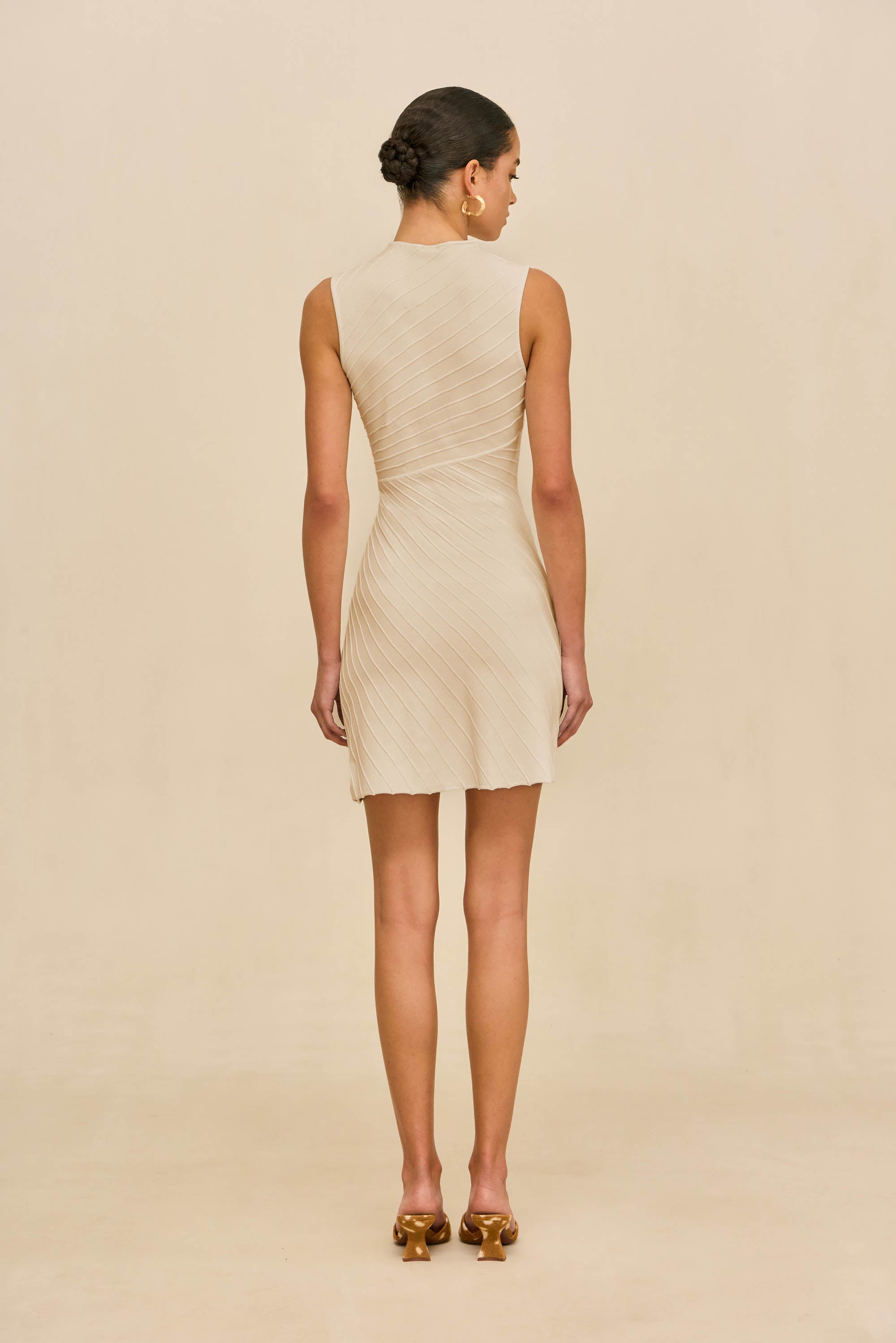 DIMETRIA KNIT DRESS - BEACH