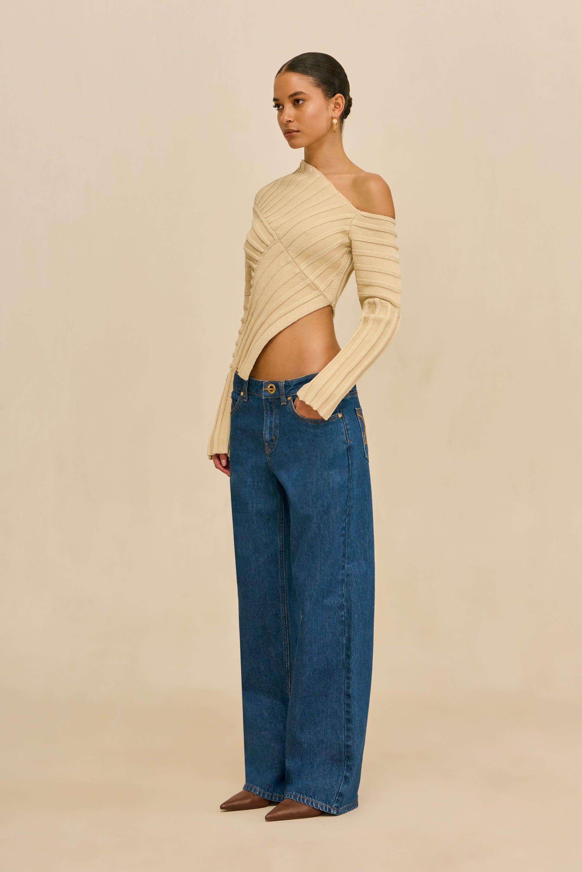 JAIDAN KNIT TOP - BEACH – CULT GAIA