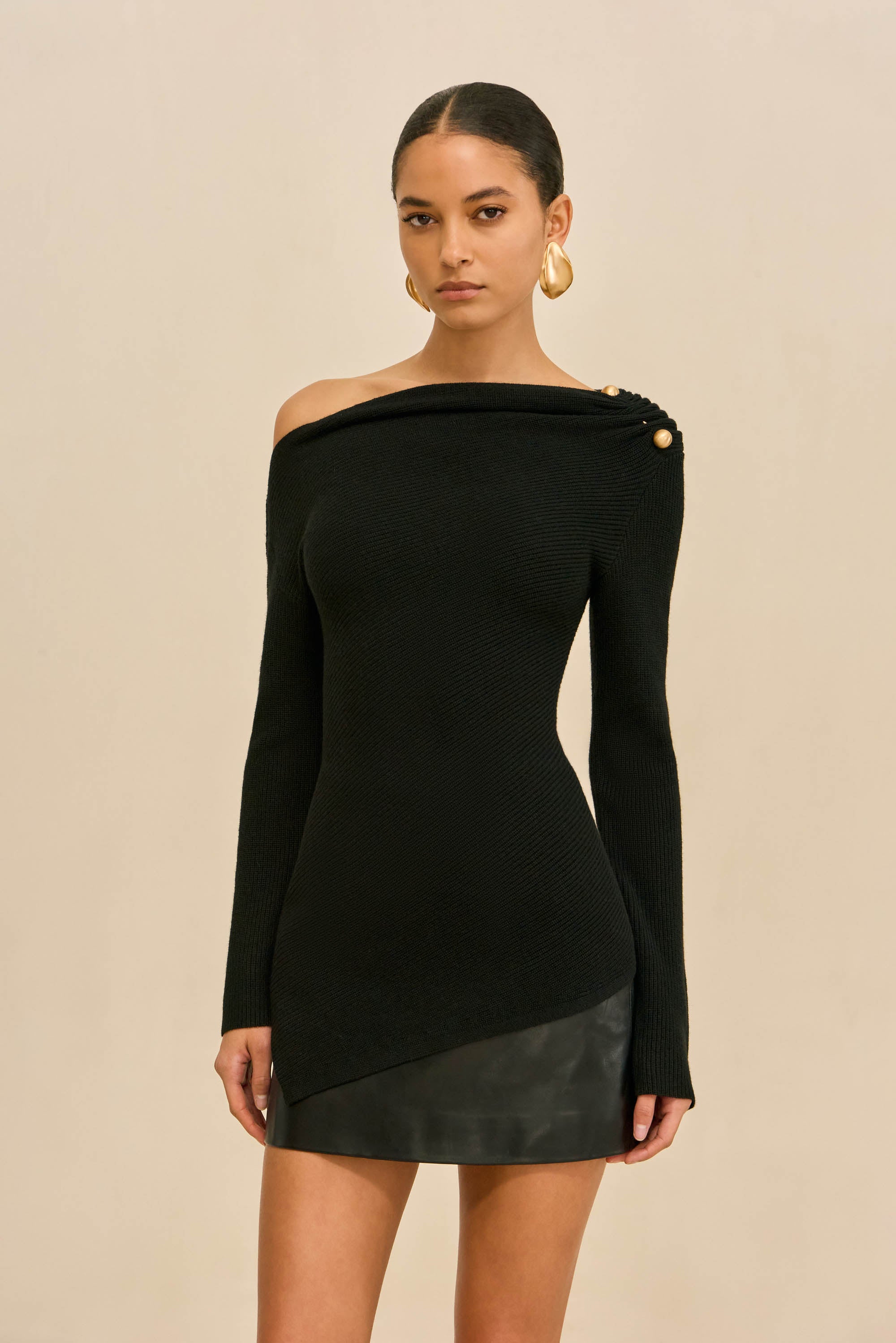 ELORY SWEATER - BLACK