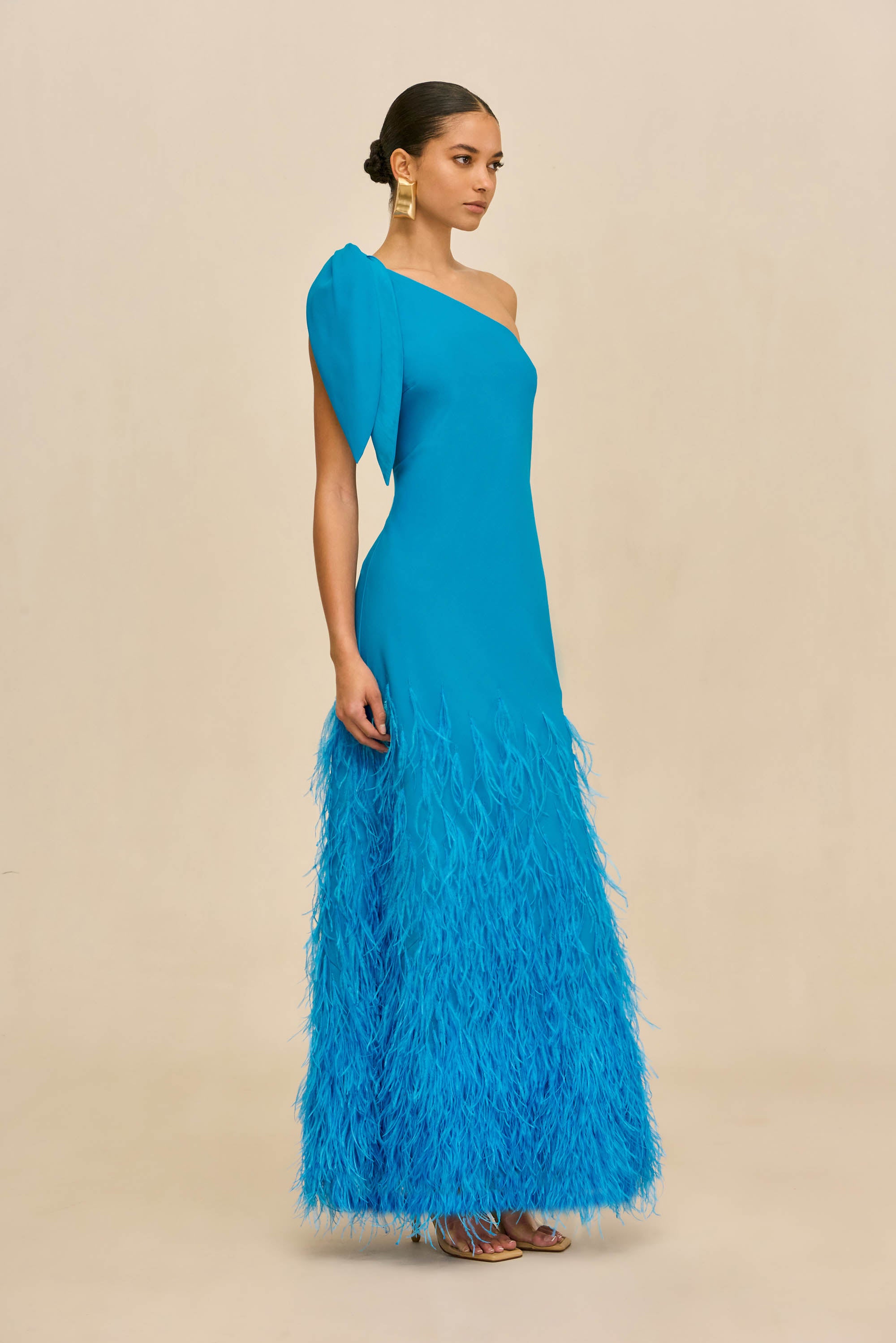 GHETA DRESS - LAKE BLUE CULT GAIA GHETA DRESS - LAKE BLUE CULT GAIA
