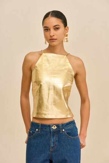 JUHI TOP - GOLD | JUHI TOP - GOLD