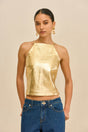 JUHI TOP - GOLD