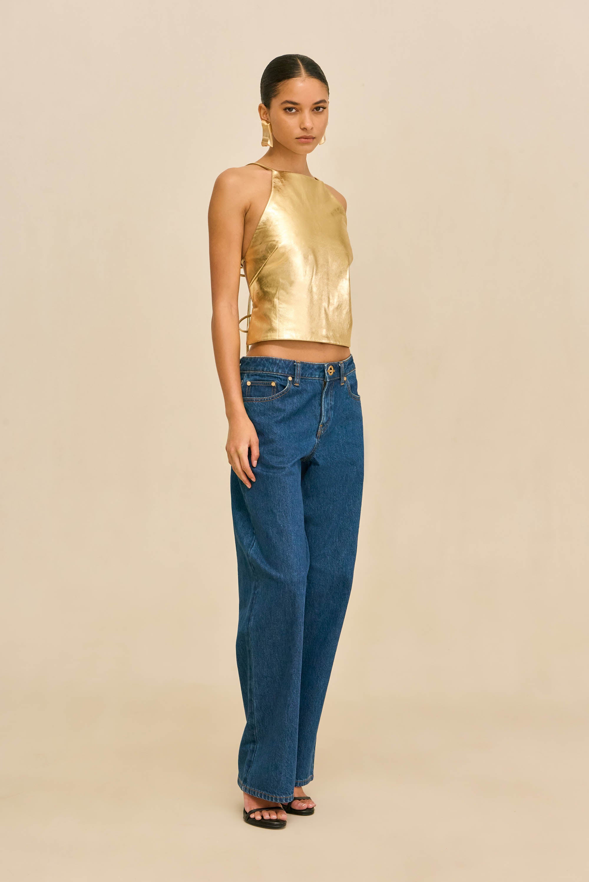 JUHI TOP - GOLD