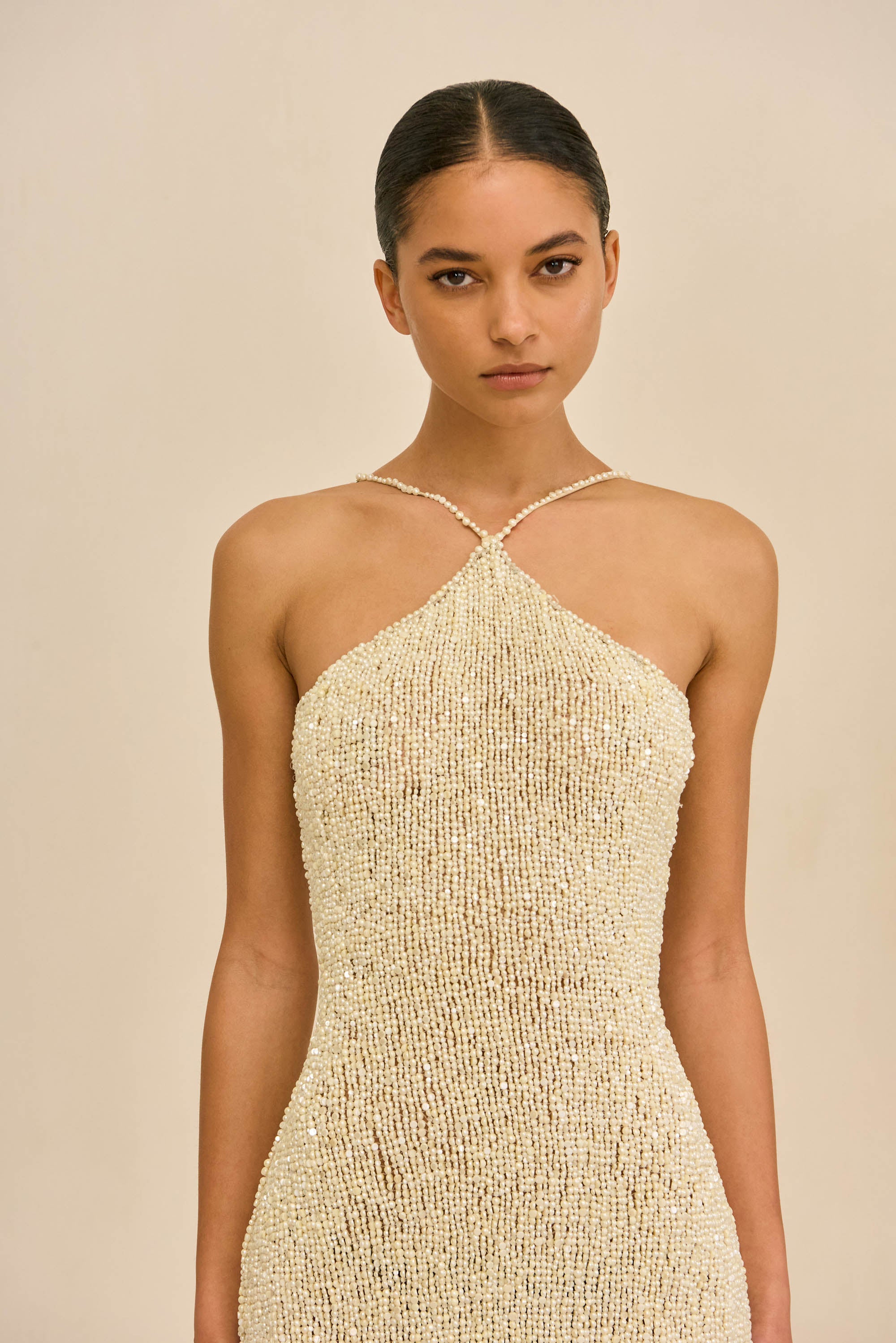 WARRIN GOWN - OFF WHITE CULT GAIA WARRIN GOWN - OFF WHITE CULT GAIA