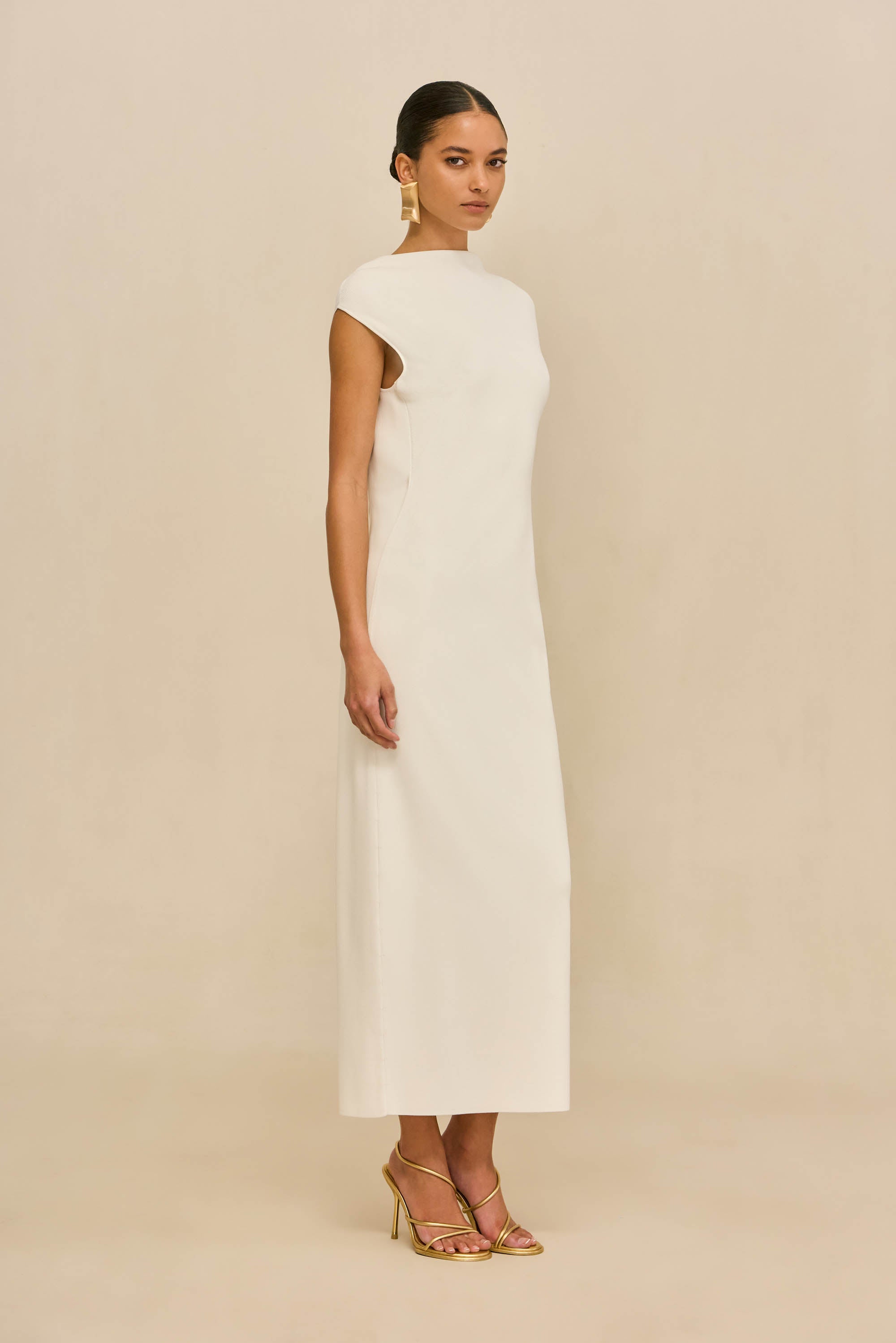 DEIRDRA DRESS - OFF WHITE