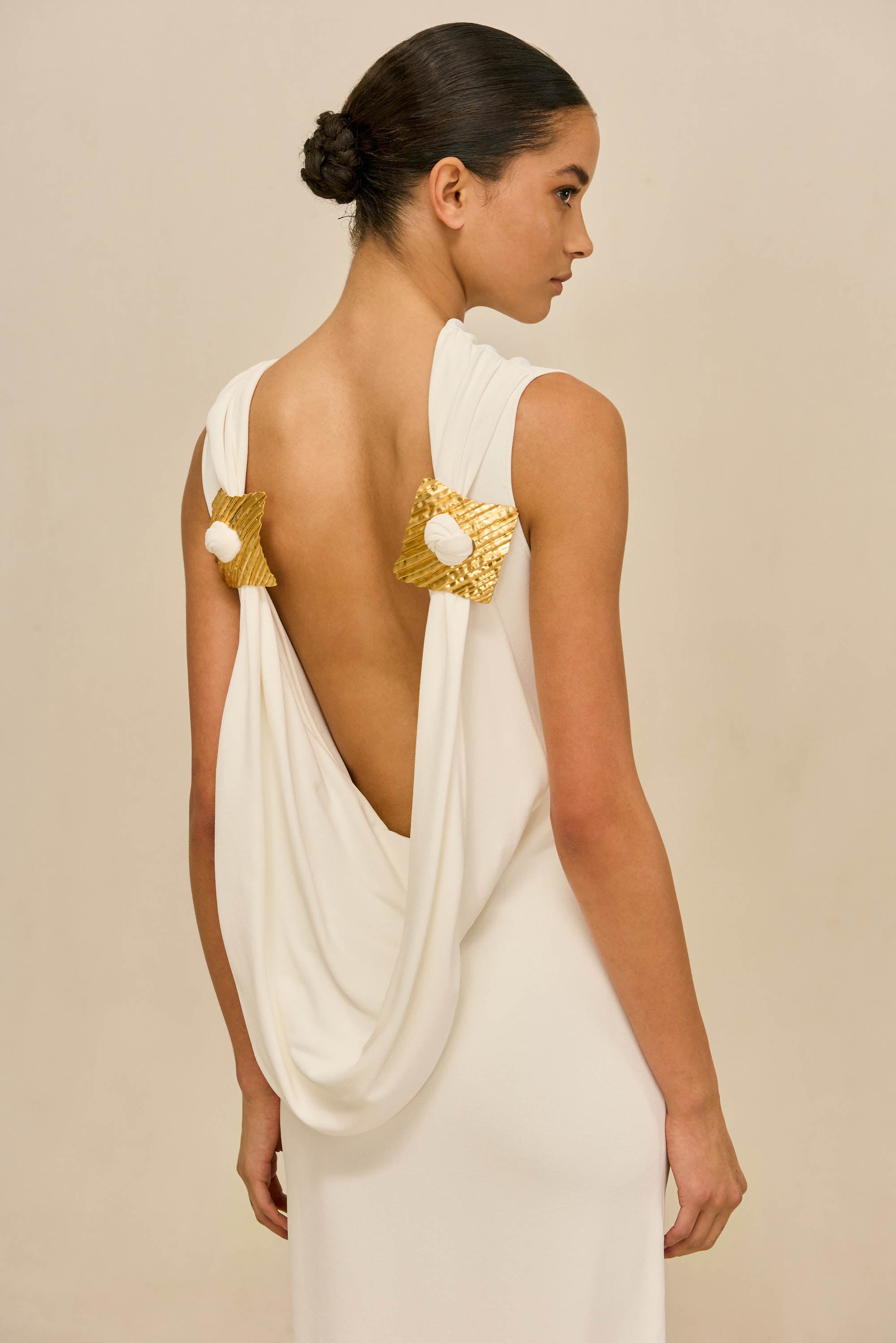 DEIRDRA DRESS - OFF WHITE