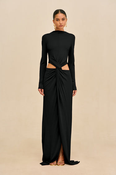 KERI GOWN - BLACK | KERI GOWN - BLACK