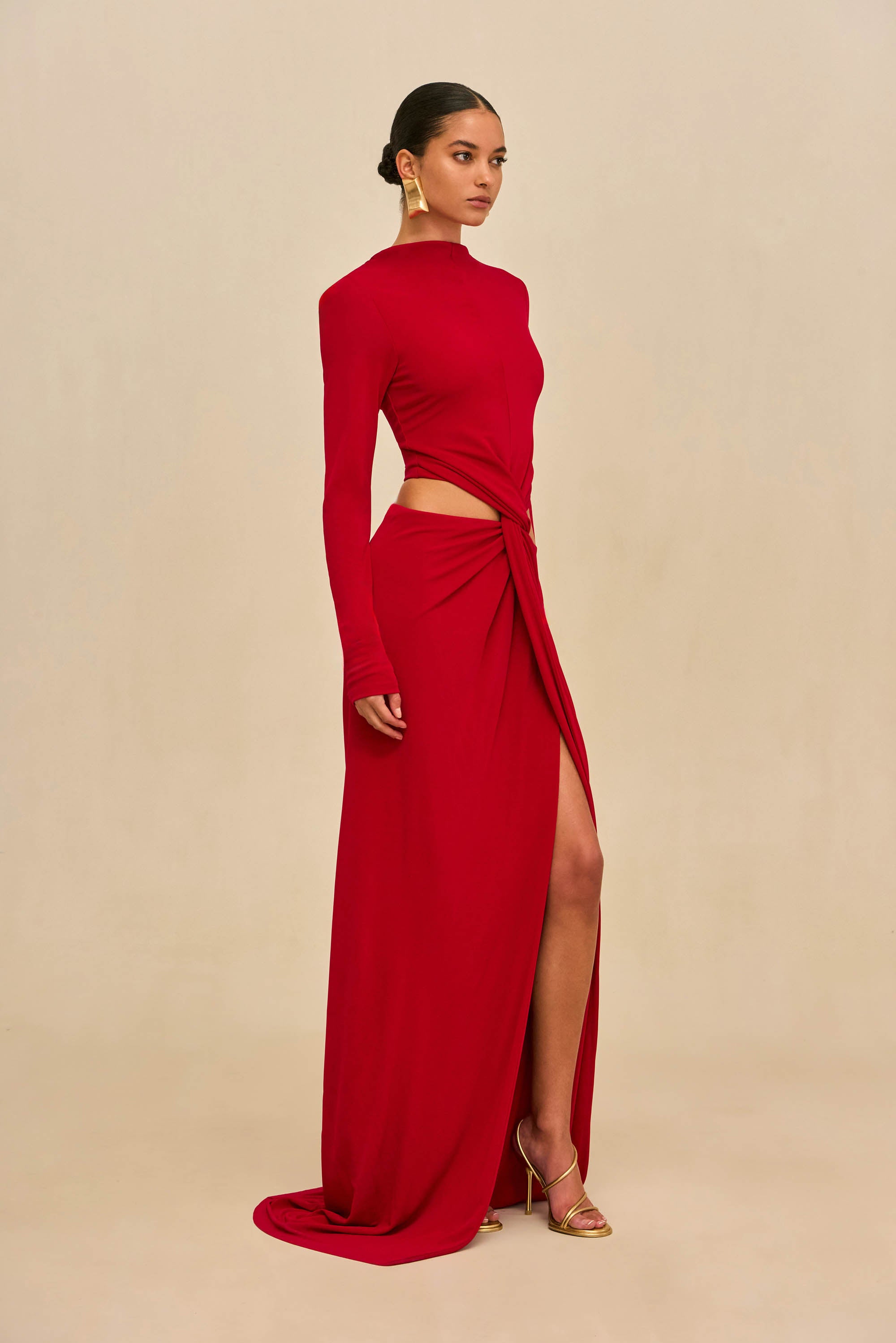 KERI GOWN - MERLOT CULT GAIA KERI GOWN - MERLOT CULT GAIA