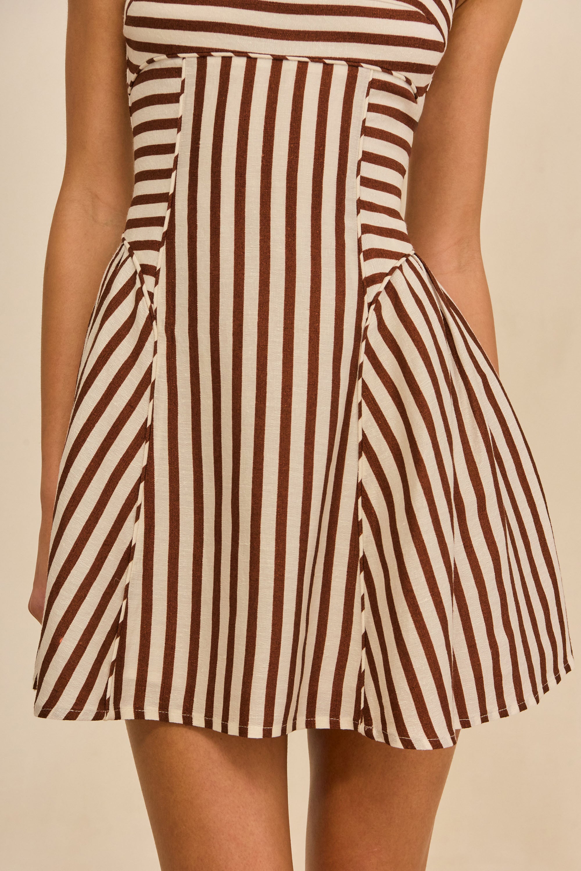 BANKS DRESS - SMALL SADDLE STRIPE CULT GAIA BANKS DRESS - SMALL SADDLE STRIPE CULT GAIA