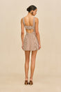 BANKS DRESS - SMALL SADDLE STRIPE