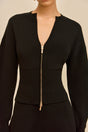 MONROE KNIT CARDIGAN - BLACK