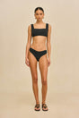 ALLIANA BIKINI TOP - BLACK