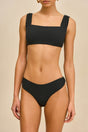 ALLIANA BIKINI TOP - BLACK