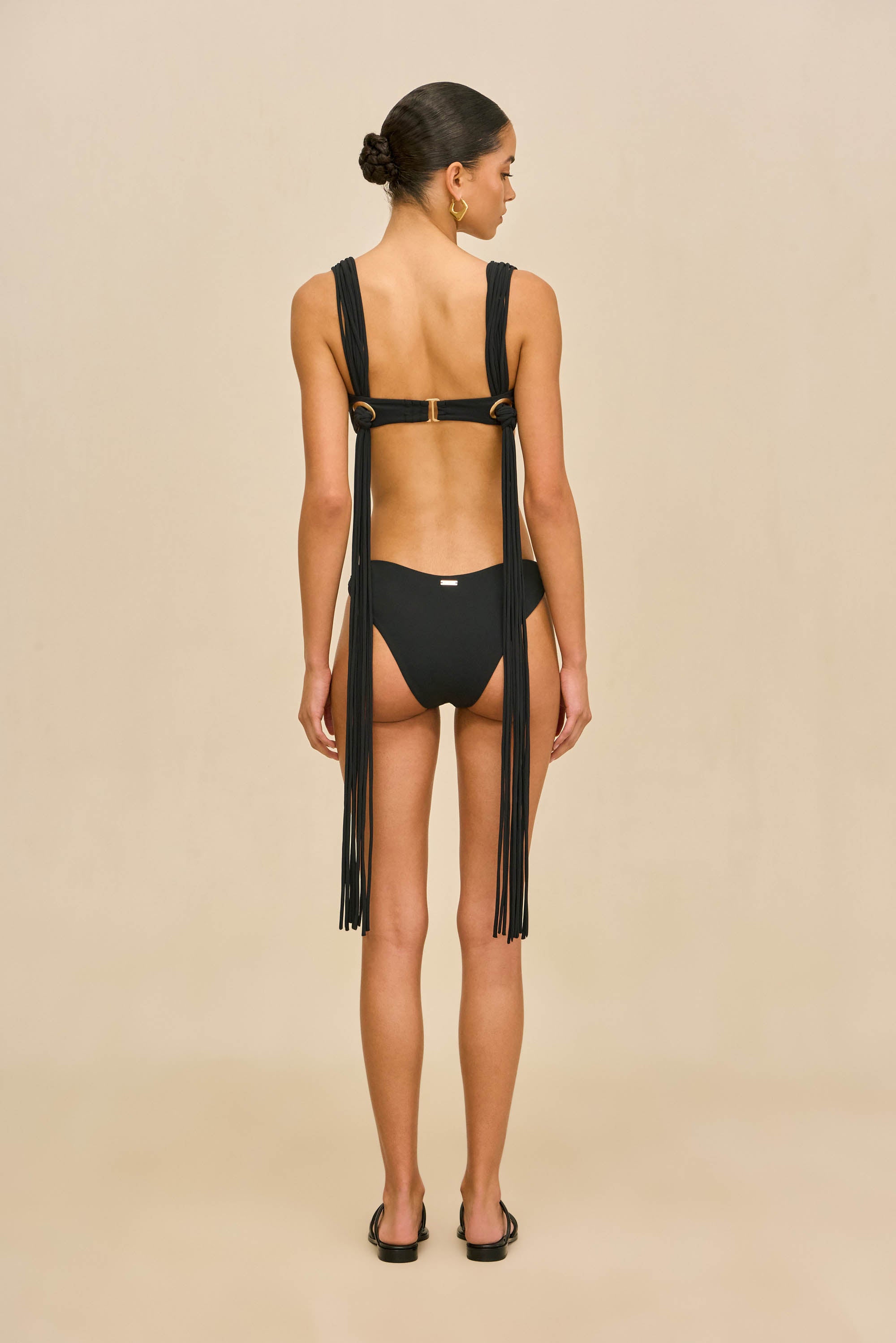 ALLIANA BIKINI TOP - BLACK