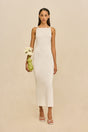 GIULIANA KNIT DRESS - OFF WHITE