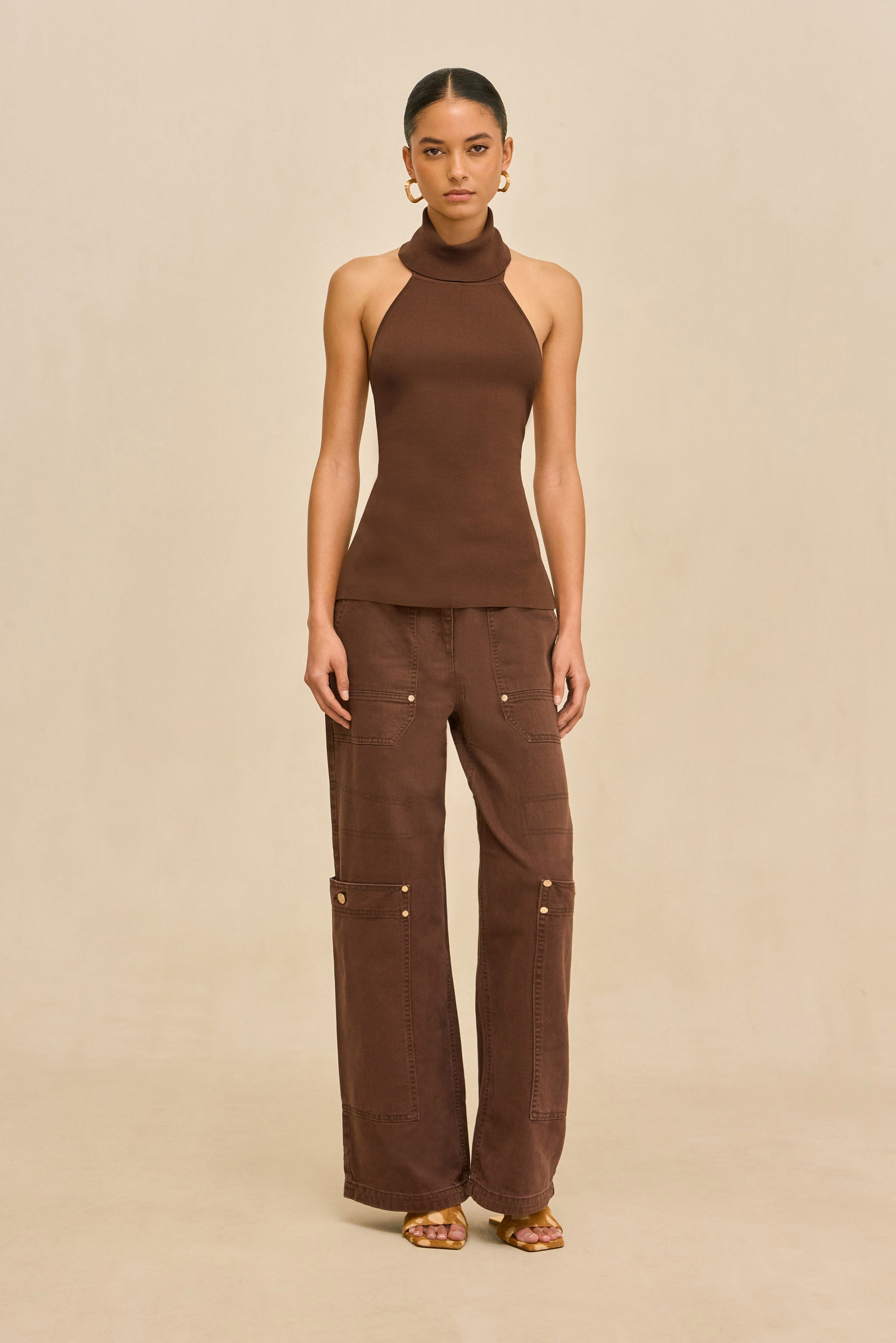 WAKE KNIT TOP - JAVA