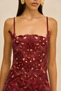 VANYA DRESS - MERLOT