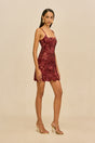 VANYA DRESS - MERLOT