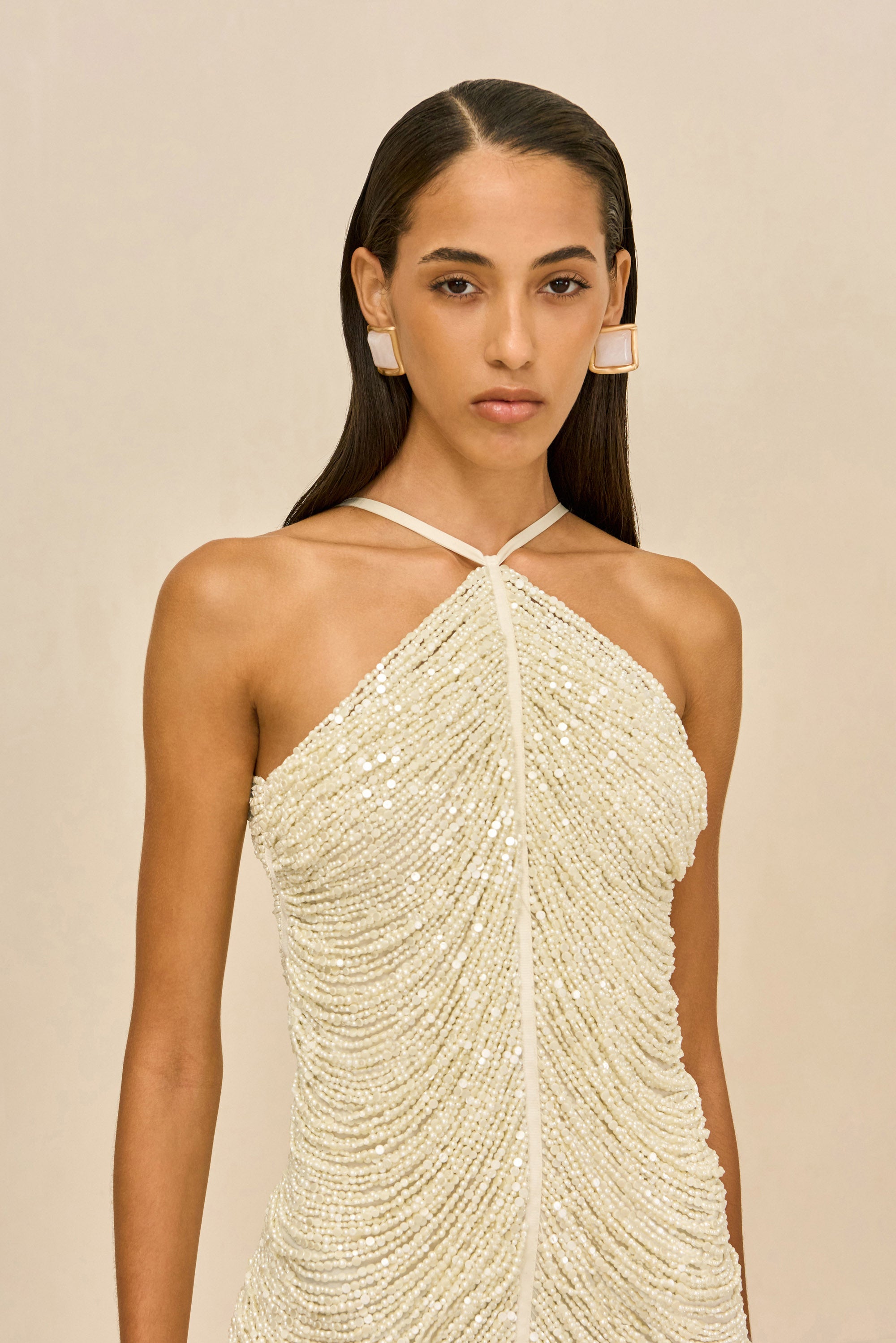 DOMINA DRESS - OFF WHITE