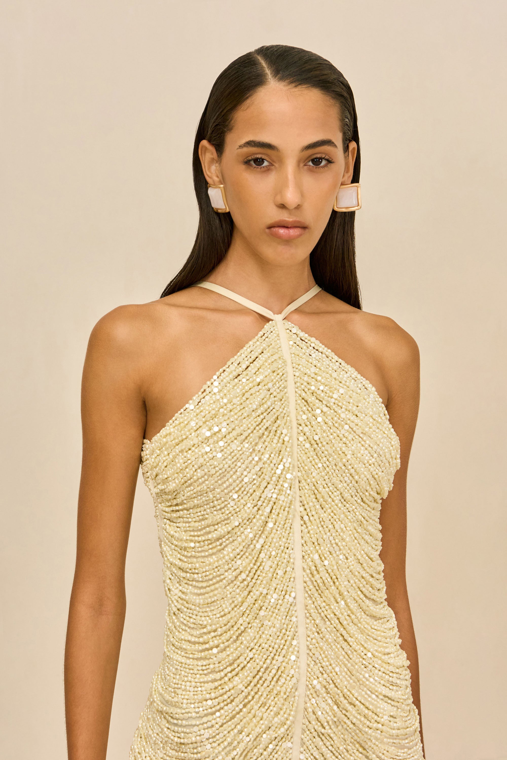 DOMINA DRESS - OFF WHITE CULT GAIA DOMINA DRESS - OFF WHITE CULT GAIA