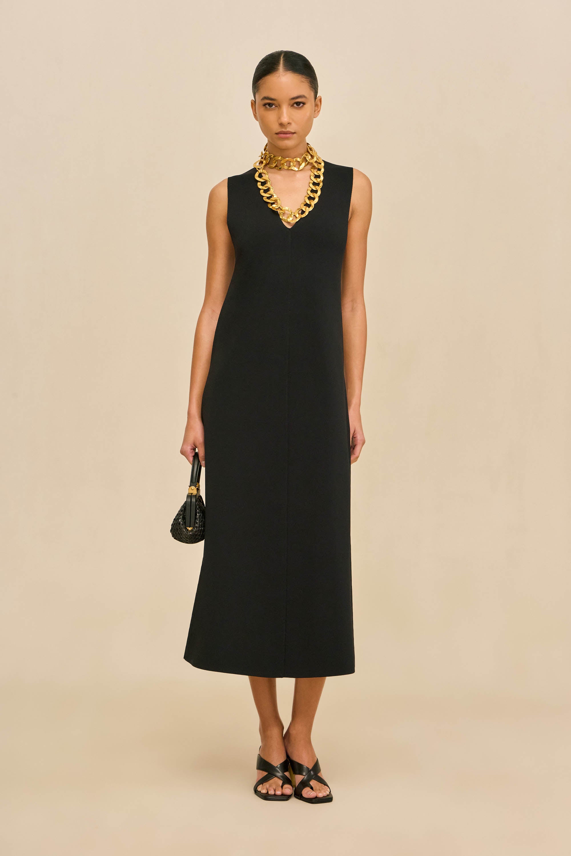 VIOLLET KNIT DRESS - BLACK