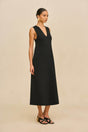 VIOLLET KNIT DRESS - BLACK