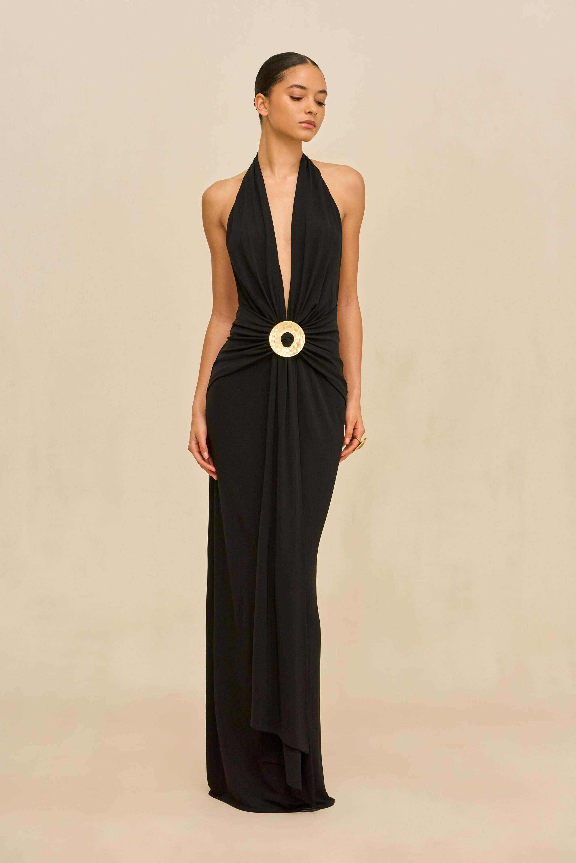 CHII GOWN - BLACK