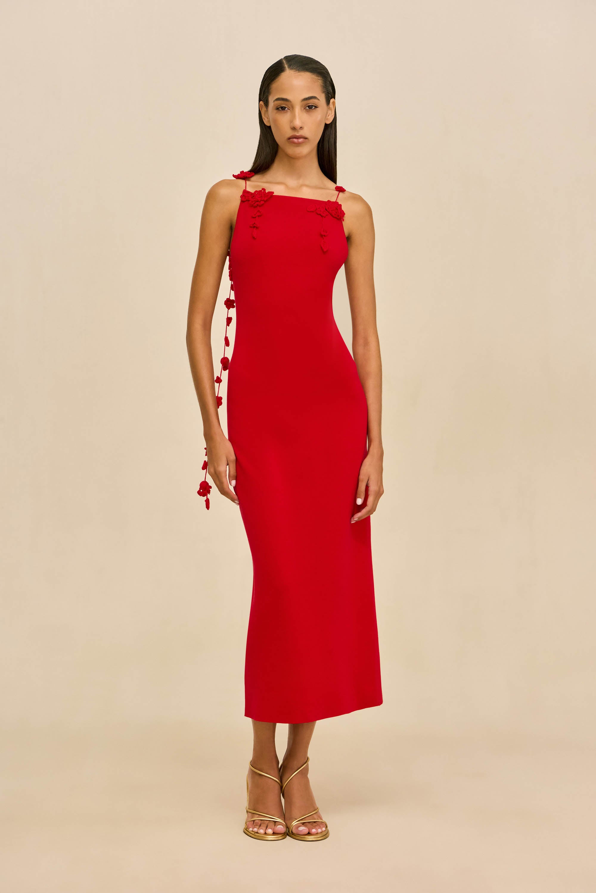 Cult Gaia Giuliana Dress in Red