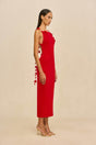 GIULIANA KNIT DRESS - VERMILION