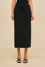MARLINE KNIT SKIRT - BLACK